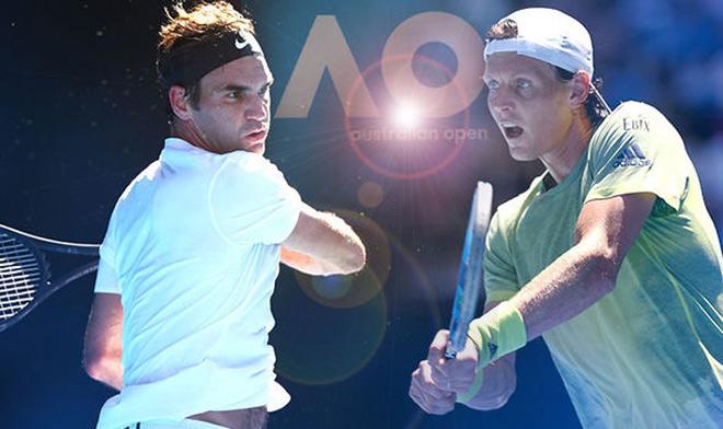 Kiệt tác Australian Open: Federer ra vợt &#34;cong như chuối&#34;, Berdych ngao ngán - 1