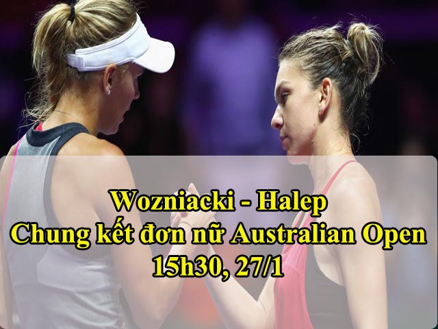 Thể thao - Chung kết Australian Open 27/1: Halep - Wozniacki, giấc mơ có thật