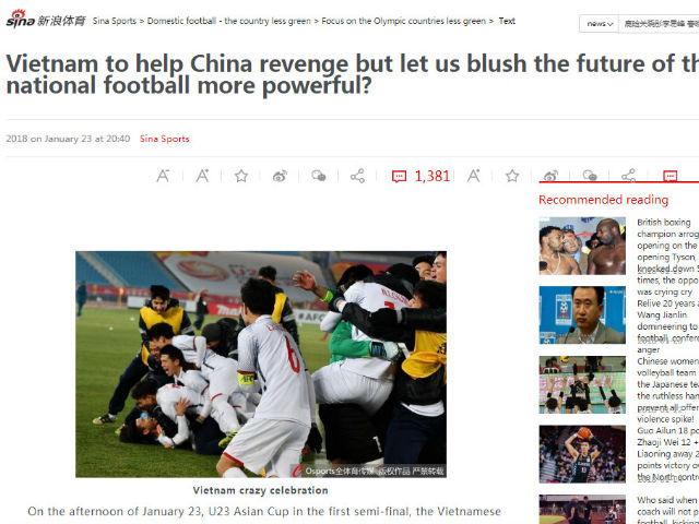 Bóng đá - Tin nóng U23 châu Á 25/1: U23 VN giúp "trả nợ", báo Trung Quốc hả hê