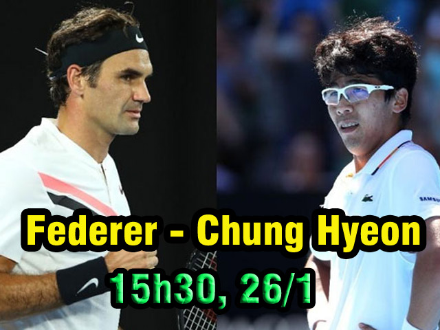 Bán kết Australian Open 26/1: Federer mơ chung kết, cảnh giác “niềm tự hào” châu Á