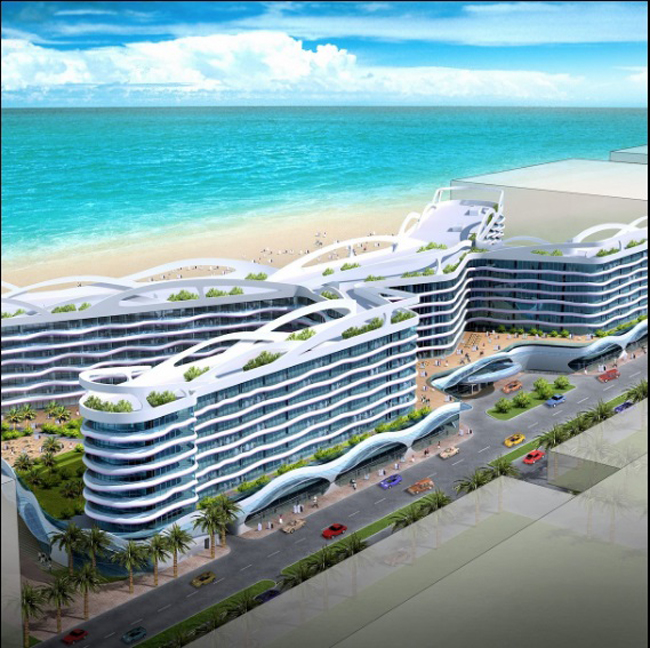 Tổ hợp resort khách sạn Mega Wave tại Dubai