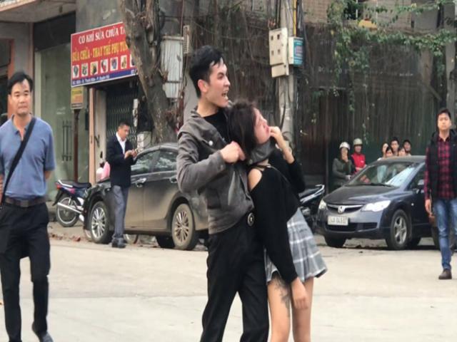 Pháp luật - Cận cảnh khống chế nam thanh niên kề dao uy hiếp cô gái trẻ