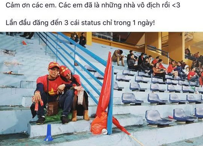 Facebook ngập tràn lời chúc, U23 Việt Nam vẫn vô địch trong lòng người hâm mộ - 3