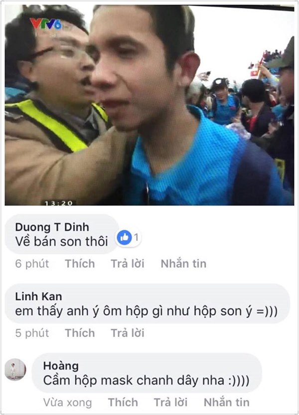 &#34;Phát cuồng&#34; khi Hồng Duy không quên bán mỹ phẩm, làm đẹp dù U23 Việt Nam thắng hay thua - 2