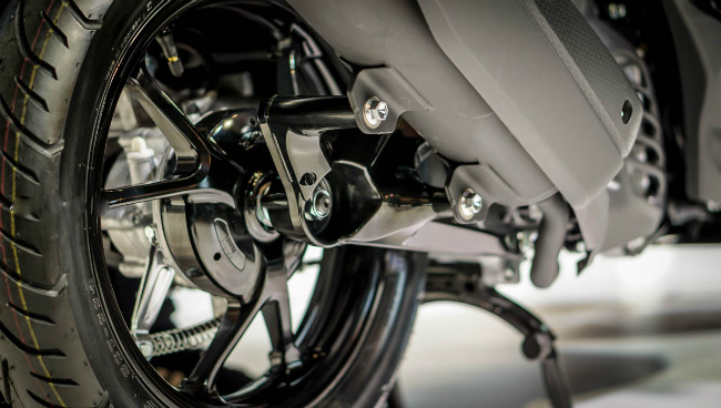 Động cơ Yamaha Lexi 125 được cho là cùng loại với động cơ trên Yamaha NVX 125 có phân phối ở Việt Nam.