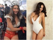 Người mẫu - Hoa hậu - Chân dài mặc &quot;kiệm vải&quot; đi cùng chuyên cơ đón U23 Việt Nam gây bức xúc