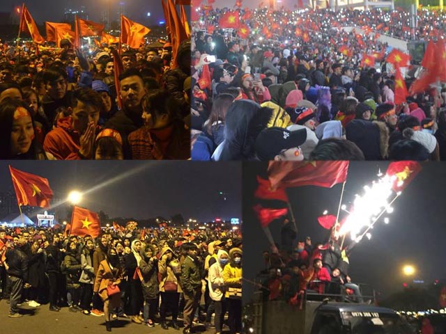 U23 Việt Nam ăn mừng tại Mỹ Đình: Vinh danh người hùng, bật tung cảm xúc