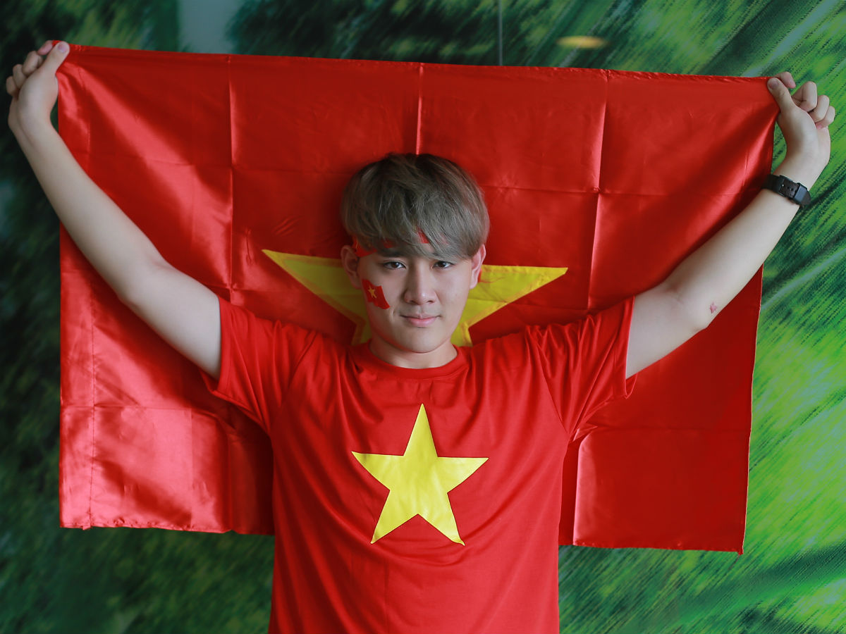 9X mặc áo dài ủng hộ U23 Việt Nam tại Liên hoan Nghệ thuật châu Á - Thái Bình Dương - 1