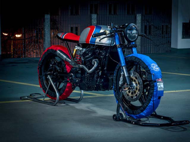 Thế giới xe - Honda CX500 bản độ phô diễn gam màu tươi sáng