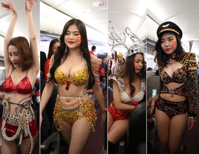 Xử phạt Vietjet Air vụ “chiêu đãi” U23 VN bằng màn bikini phản cảm - 1