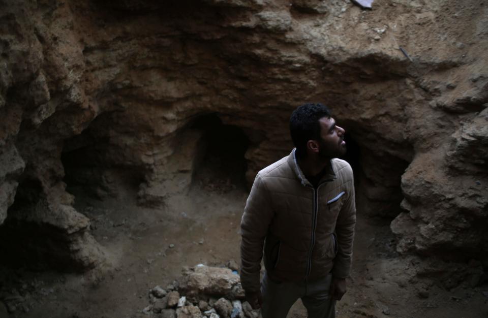 Mưa xối xả để lộ cấu trúc khổng lồ 2.000 năm tuổi ở Palestine - 1