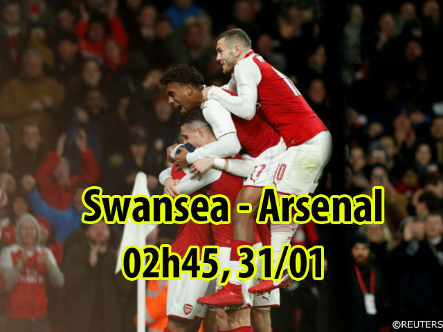 Swansea City – Arsenal: Mục tiêu 3 điểm, mừng Mkhitaryan ra mắt