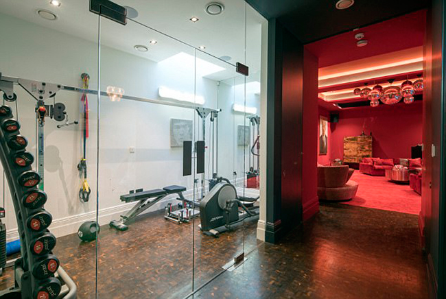 Phòng tập gym ngay cạnh phòng ngủ