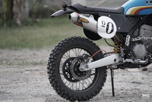Knuckle WhackJob &#34;phù phép&#34; Kawasaki KLX250 theo phong cách cổ điển - 3