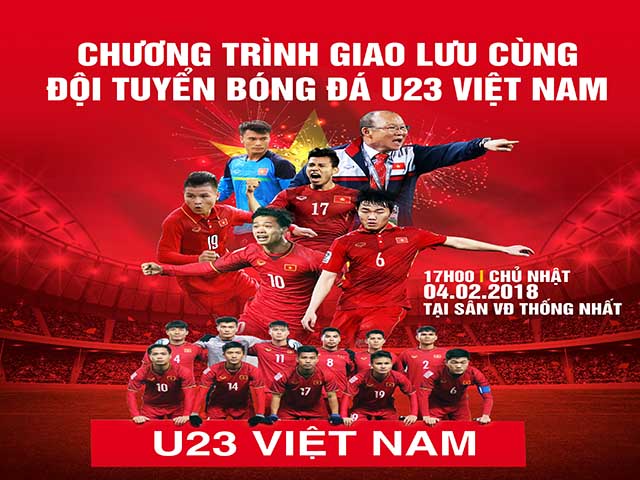 Trực tiếp U23 Việt Nam ”mở hội” giao lưu tại TP HCM: Xuất hiện phe vé