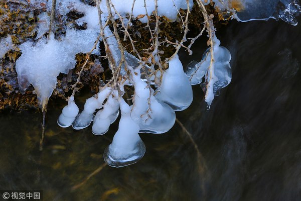 Thác nước đóng băng đẹp như tiên cảnh ở Cửu Trại Câu - 5