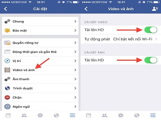 Cách tải ảnh và video chất lượng cao lên Facebook