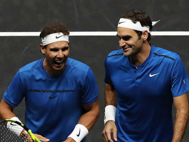 Thể thao - Mãn nhãn tennis: Federer, Nadal "lên đồng" tung đòn hiểm hơn phim