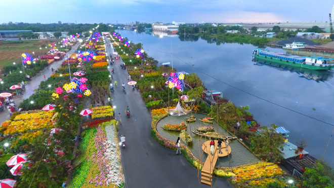 Chợ hoa xuân Bình Điền - Thêm sắc xuân cho khu nam - 3