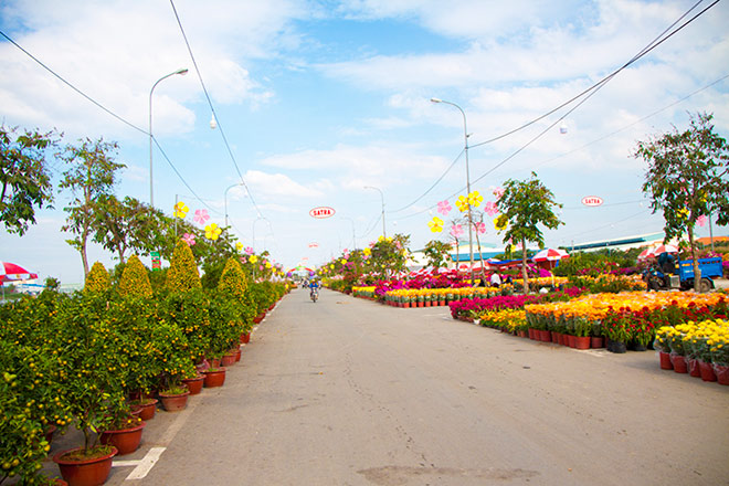 Chợ hoa xuân Bình Điền - Thêm sắc xuân cho khu nam - 4