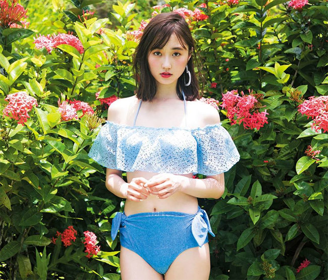 Mỹ nữ tóc ngắn này luôn xuất hiện với vẻ ngoài sáng bừng sức sống.