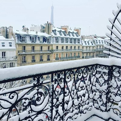 Paris đẹp lạ lùng dưới 15 cm tuyết phủ - 5