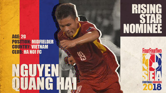 Quang Hải được đề cử &#34;Cầu thủ trẻ hay nhất Đông Nam Á&#34; - 1