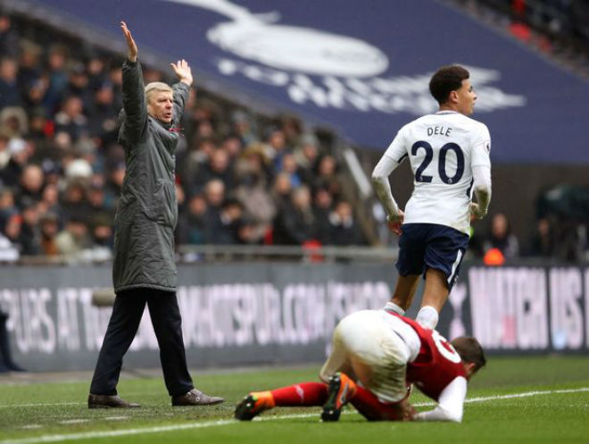 Arsenal thua đau Tottenham: Wenger trách cứ học trò, thầm buông top 4 - 3