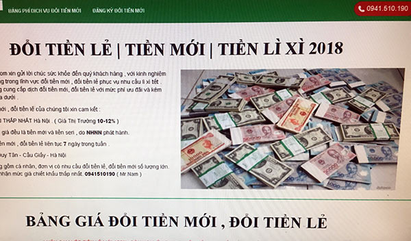Nhộn nhịp chợ buôn tiền những ngày giáp Tết - 1