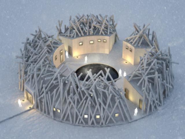 Kinh doanh - Ngắm kiến trúc độc lạ của khách sạn nổi giữa dòng sông ở Thụy Điển