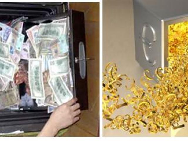 Trộm mở két sắt lấy 200 ngàn USD, bỏ lại cả đống nữ trang