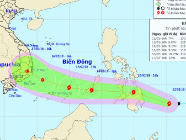 Tin tức trong ngày - Bão Sanba mạnh thế nào khi vào Biển Đông?