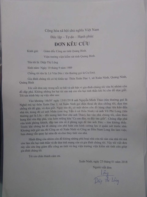 Quảng Bình: Côn đồ đại náo làng quê - 3