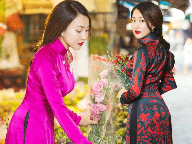 Bạn trẻ - Cuộc sống - "Người yêu Sơn Tùng" khoe vẻ đẹp "ngọc nữ" trong tà áo dài đón Tết