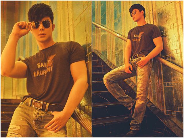 Người mẫu - Hoa hậu - Nathan Lee điển trai như tài tử, xuống phố với loạt đồ hiệu