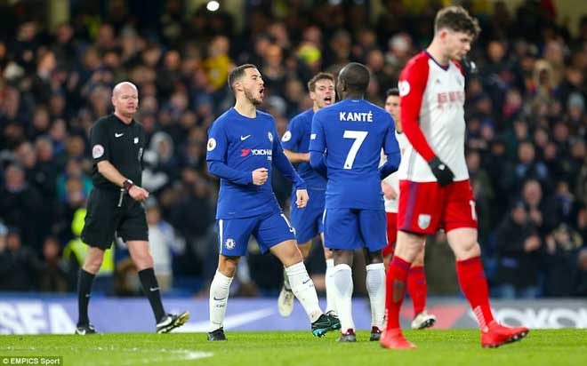 Chelsea đại thắng: Hazard &#34;bung lụa&#34;, hăm dọa Barca - 1