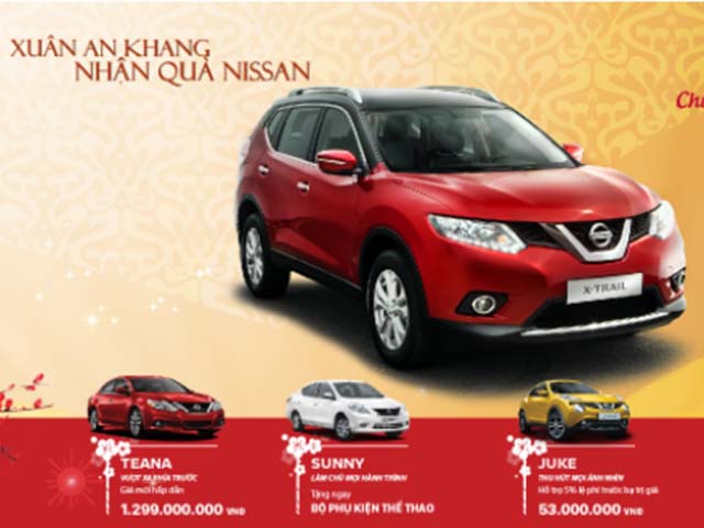 Ô tô - Rộn ràng sắc xuân tại hệ thống showroom Nissan Việt Nam
