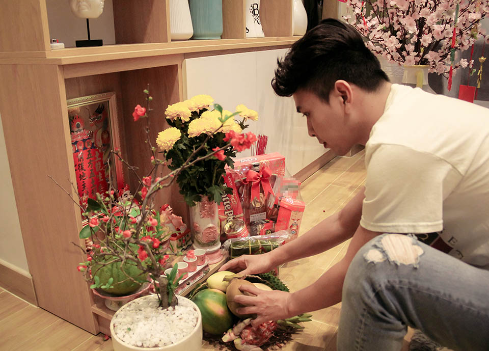 Hồ Quang Hiếu bầy mâm ngũ quả "đúng chuẩn" Phúc Lộc Thọ - 8