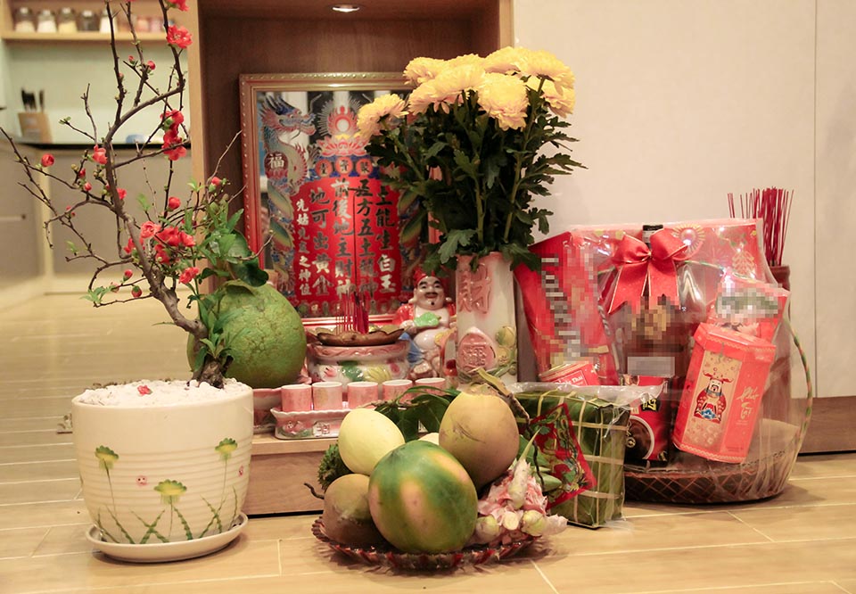 Hồ Quang Hiếu bầy mâm ngũ quả "đúng chuẩn" Phúc Lộc Thọ - 9