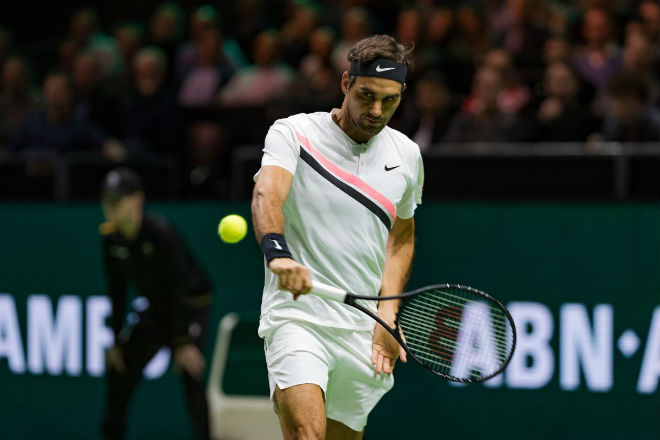 Federer - Kohlschreiber: Set 1 xuất thần, tie-break nghẹt thở (V2 Rotterdam Open) - 1