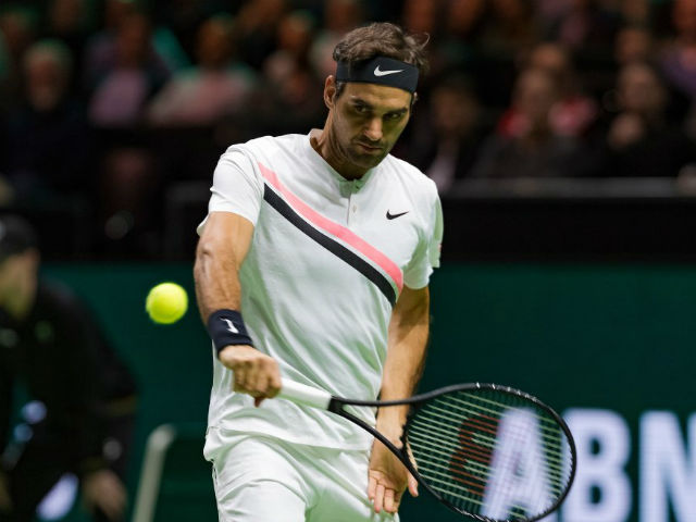 Federer - Kohlschreiber: Set 1 xuất thần, tie-break nghẹt thở (V2 Rotterdam Open)