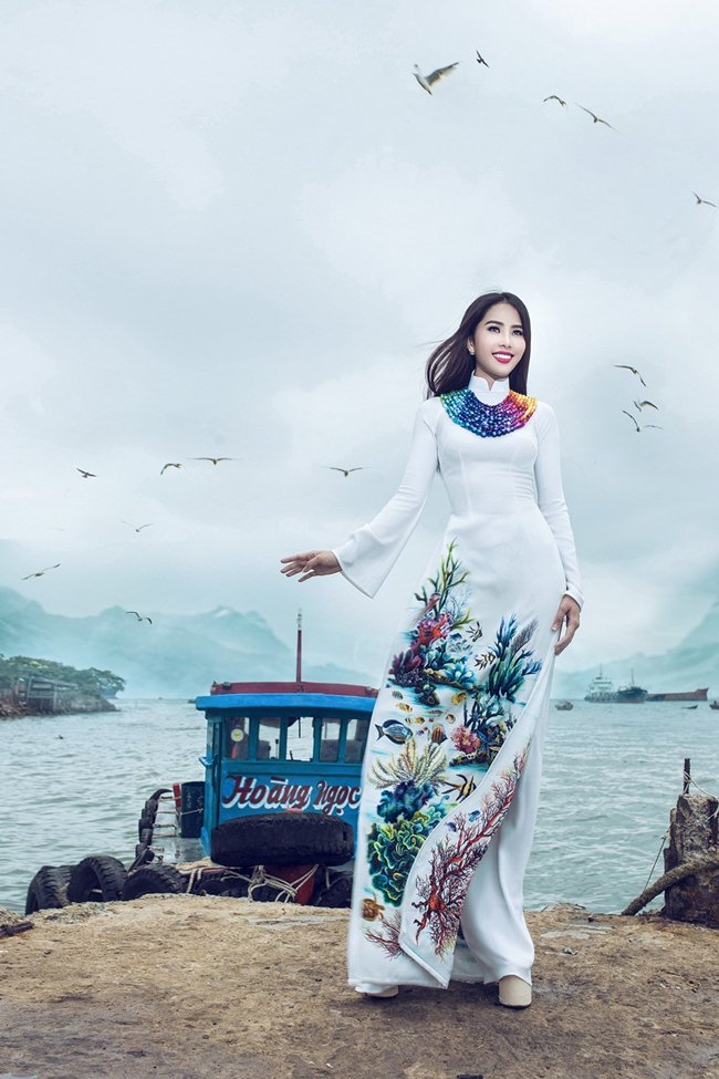 Ngẩn ngơ ngắm mỹ nhân Việt khoe đường cong vệ nữ với áo dài - 10