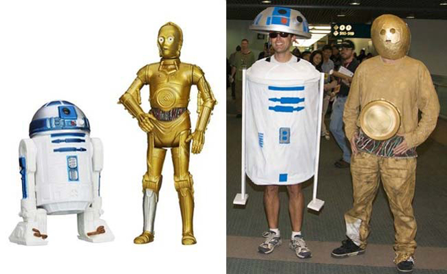 Mất công cosplay thì cho giống tí chứ.