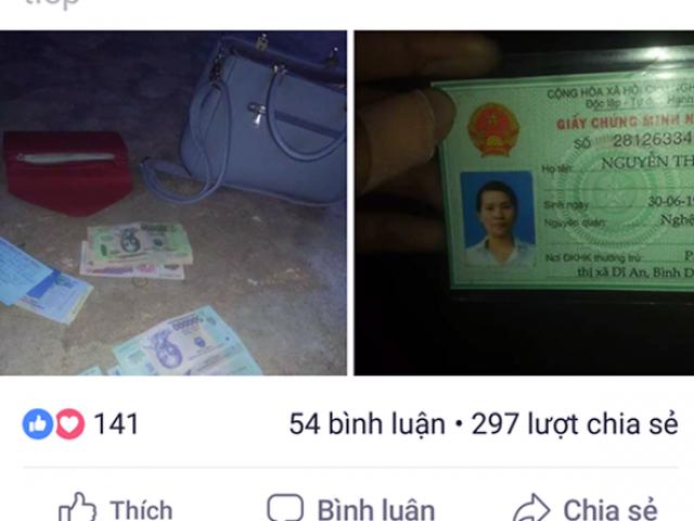 Cụ ông ”lên Facebook” trả lại nửa cây vàng và hàng chục triệu đồng