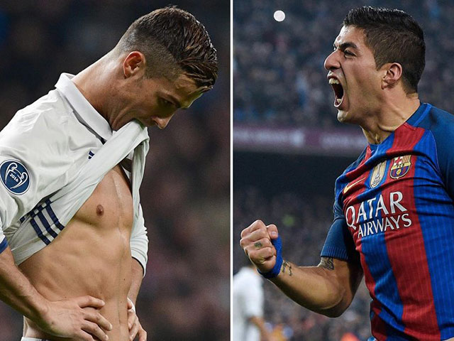 Bóng đá - Bàn thắng đẹp vòng 24 La Liga: Siêu phẩm Ronaldo, Suarez phải ngả mũ