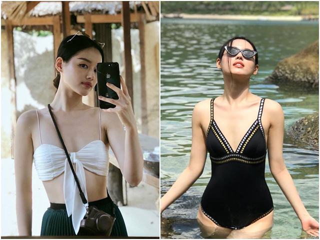 Người mẫu - Hoa hậu - "Bản sao" Tâm Tít diện bikini, khoe eo kiến càng nhỏ xíu