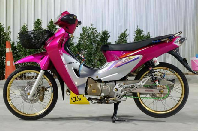 Honda Wave 125 độ phanh đua, vành vàng cuốn hút - 1
