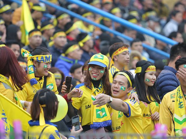 Bóng đá - Fan nữ SLNA "đại náo" Hàng Đẫy tiếp lửa sao U23 Việt Nam