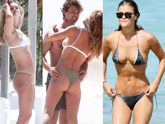 Người mẫu - Hoa hậu - Choáng với áo tắm dây mảnh bé xíu của bạn gái cũ Leonardo