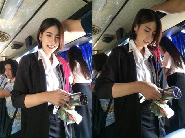 Bạn trẻ - Cuộc sống - Sự thật về "Người bán vé xinh đẹp ngọt ngào nhất" Thái Lan